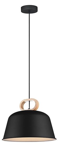 Lampada a sospensione con cavo CLIP 1xE27/40W/230V nero/marrone