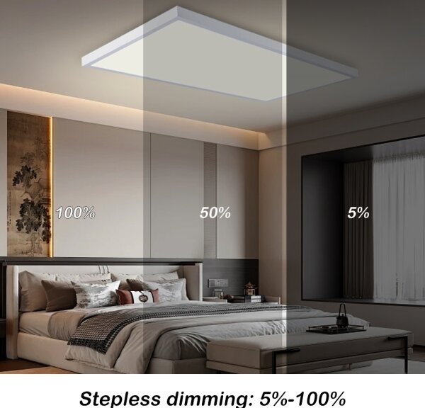 Brilagi-LED Lampada da bagno dimmerabile FRAME SMART LED/96W/230V IP44 bianco + telecomando