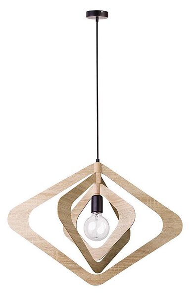 Lampada a sospensione con cavo ROXIE 1xE27/15W/230V marrone
