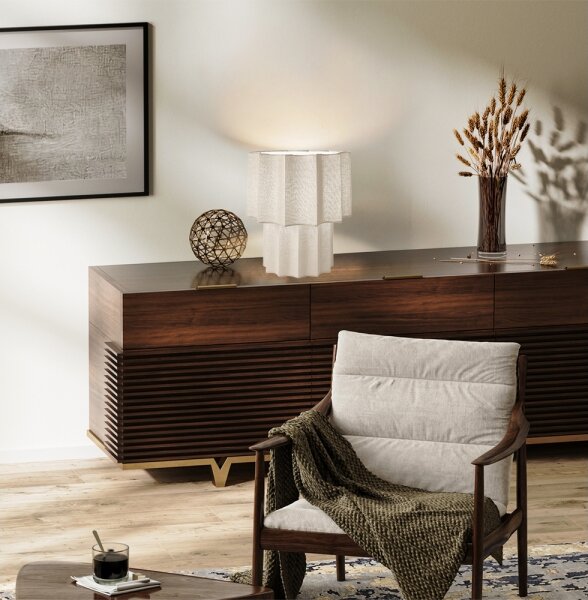 Lampada da tavolo WAVY 1xE27/14W/230V beige