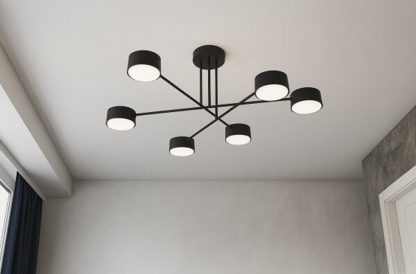 Brilagi - Plafoniera LED RGB dimmerabile a montaggio superficiale MONO 6xGX53/14W/230V Wi-Fi Tuya nera