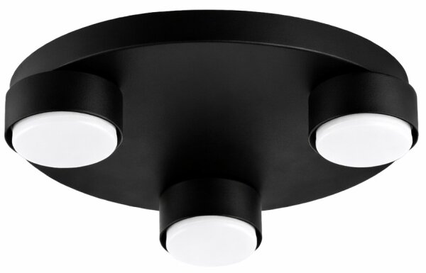 Brilagi - LED RGB dimmerabile plafoniera MONO 3xGX53/14W/230V Wi-Fi Tuya diam. 30 cm nera