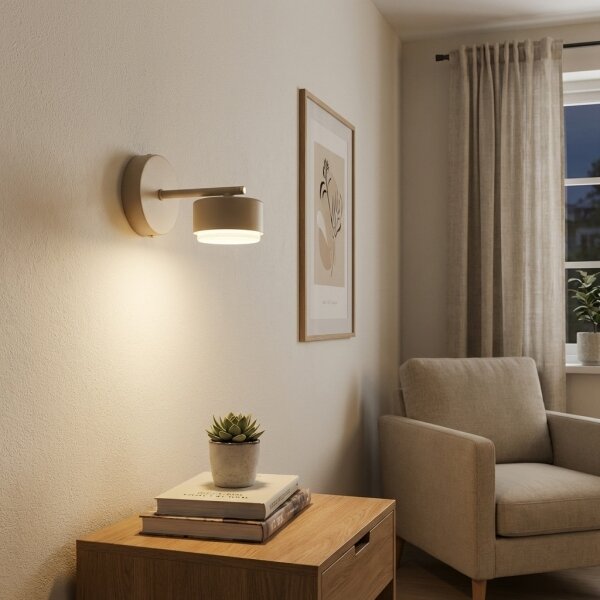 Brilagi - Lampada da parete LED RGB dimmerabile MONO 1xGX53/14W/230V Wi-Fi Tuya beige