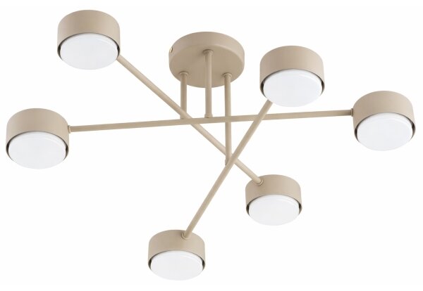Brilagi - Plafoniera LED RGB dimmerabile MONO 6xGX53/14W/230V Wi-Fi Tuya nera