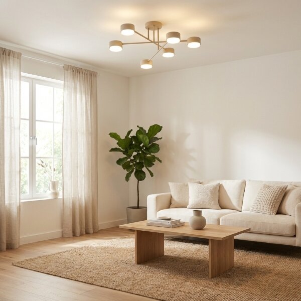 Brilagi - Plafoniera LED RGB dimmerabile MONO 6xGX53/14W/230V Wi-Fi Tuya nera