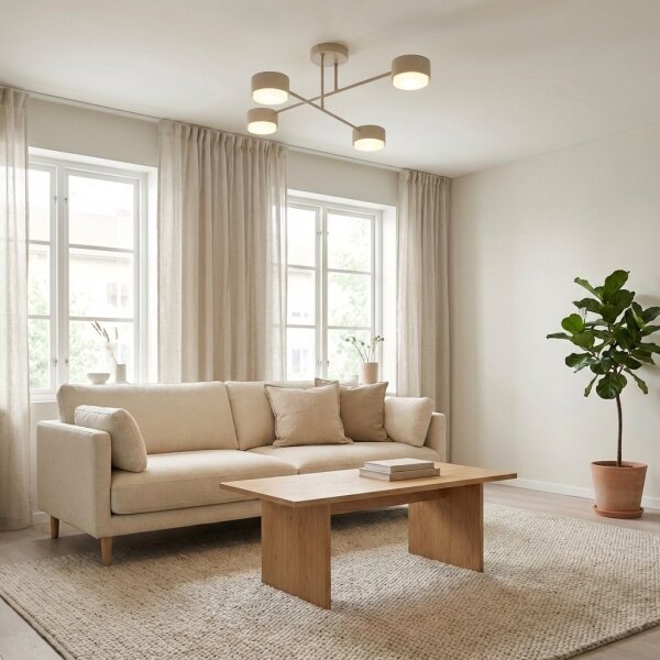 Brilagi - Plafoniera LED RGB dimmerabile MONO 4xGX53/14W/230V Wi-Fi Tuya nera