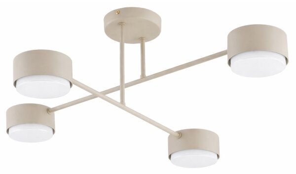 Brilagi - Plafoniera LED RGB dimmerabile MONO 4xGX53/14W/230V Wi-Fi Tuya nera