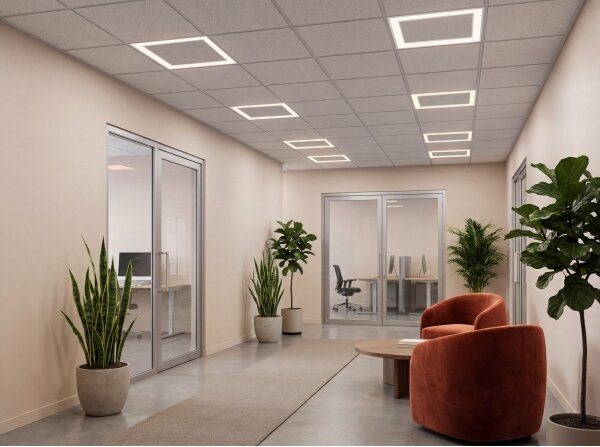 Kanlux 46070 - Telaio da incasso LED AVAR/32W/230V 3000/4000/6000K 60x60 cm UGR<19