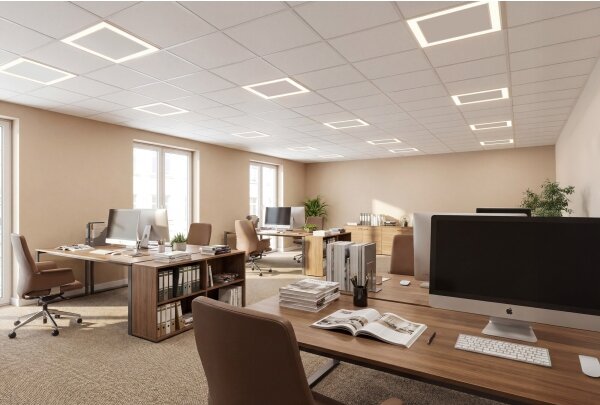 Kanlux 46070 - Telaio da incasso LED AVAR/32W/230V 3000/4000/6000K 60x60 cm UGR<19