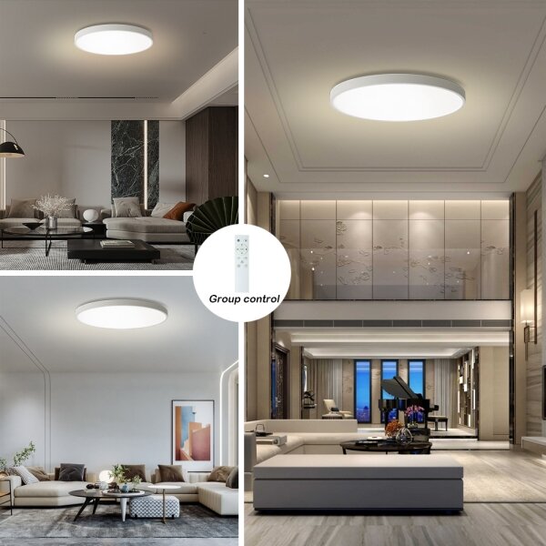 Brilagi - LED dimmerabile POOL SMART LED/180W/230V diam. 120 cm Wi-Fi Tuya bianco + telecomando