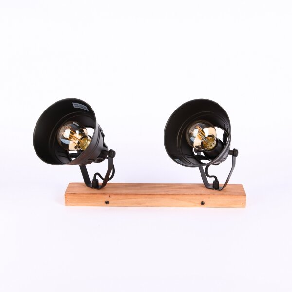 Globo 15466S-2 - Faretto GÜNTHER 2xE27/60W/230V