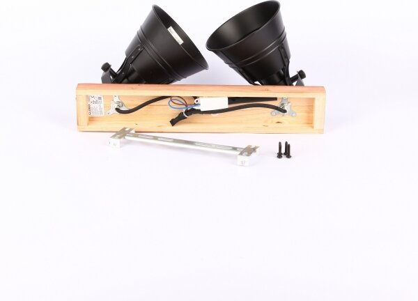 Globo 15466S-2 - Faretto GÜNTHER 2xE27/60W/230V