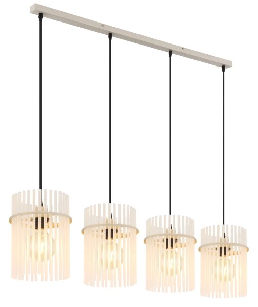 Globo 15698-4HB - Lampadario sospeso con cavo GORLEY 4xE27/60W/230V