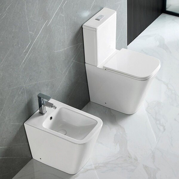 Kamalu vaso monoblocco rimless con copriwc soft-close | litos-2700