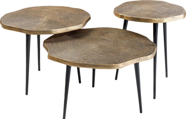 Tavolino da salotto 60 cm, design dorato, moderno, per soggiorno. ACQUISTA ORA