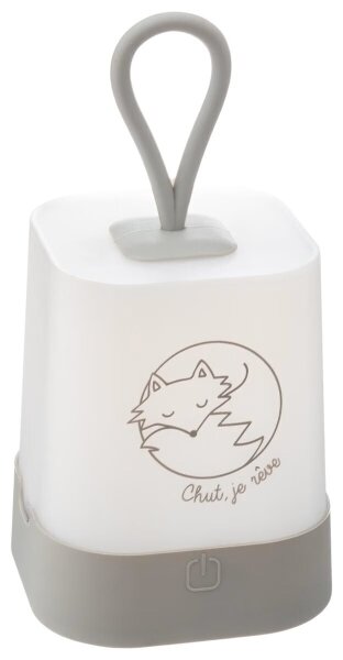 Atmosphera - LED Doty. luce notturna ricaricabile per bambini RABBIT LED/3,7V 1200mAh grigio