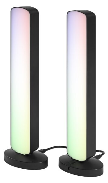 Osram - SET 2x lampada da tavolo dimmerabile LED RGBW MOOD LIGHT LED/4W/230V Wi-Fi + telecomando