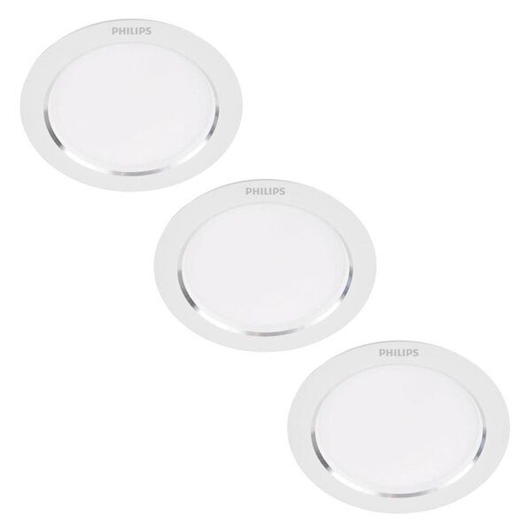 Philips - SET 3x Lampada LED da incasso DIAMOND LED/3,5W/230V 3000K