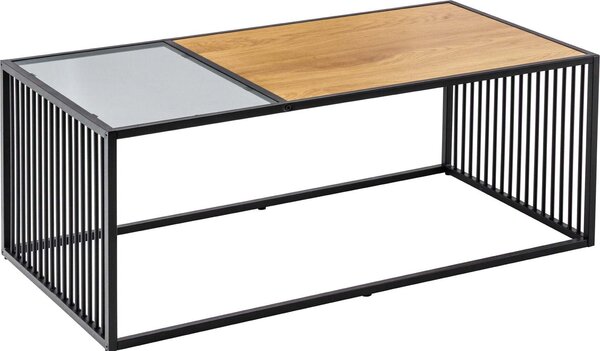 Tavolino da salotto 100 cm in vetro, design moderno per il soggiorno. ACQUISTA ORA