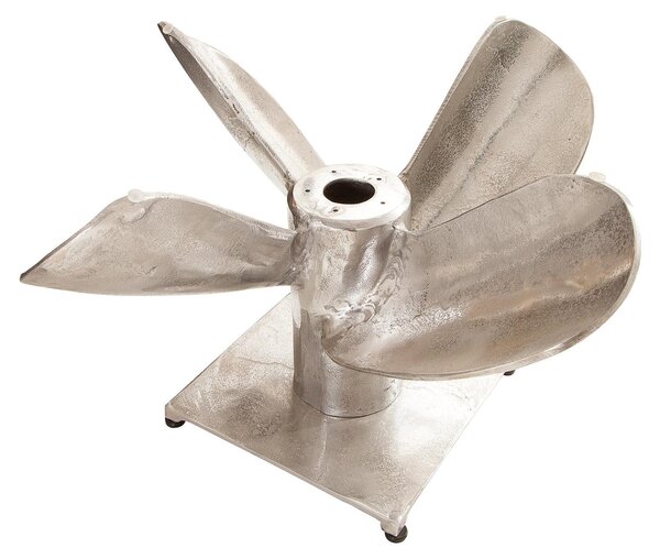 Tavolino Ocean 60 cm con struttura argentata 39089