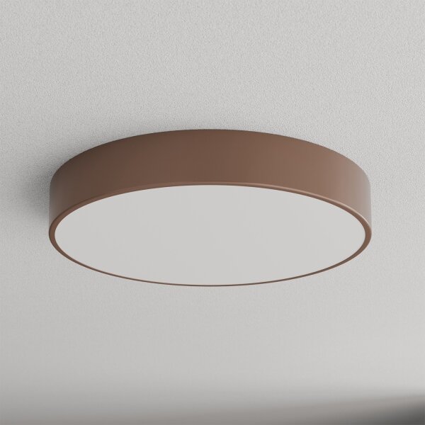 Brilagi - Plafoniera CLARE 4xE27/40W/230V diam. 50 cm marrone