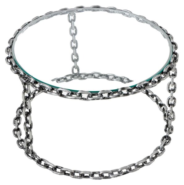 Tavolino Chain 65 cm con piano in vetro 42235