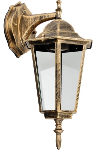 Applique da esterno 1xE27/60W/230V IP44 dorata