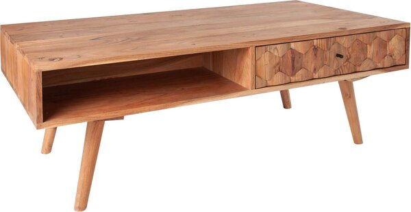 Tavolino da salotto 100 cm in legno, design moderno per il soggiorno. ACQUISTA ORA