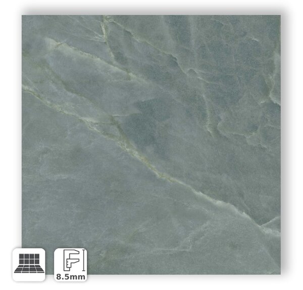 Pavimento in Gres Porcellanato Effetto Marmo Verde Smeraldo Opaco Naturale 120x120 - ASN08