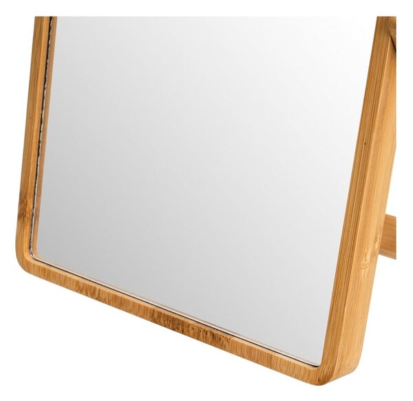 Specchio cosmetico con cornice in bambù 20x27 cm - Casa Selección