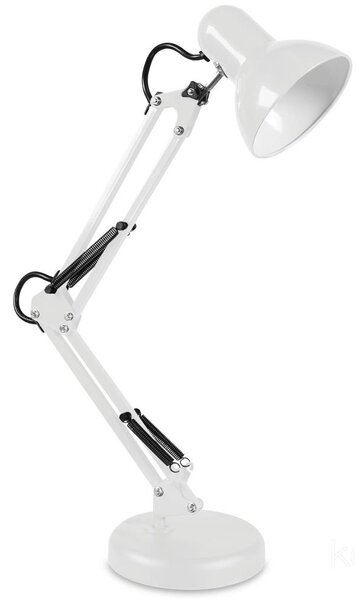 Lampada da tavolo AURIQ 1xE27/60W/230V bianco