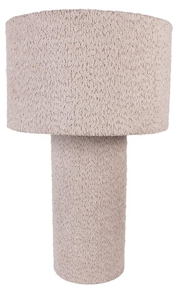 Clayre & Eef Lampada da tavolo Ø 36x57 cm Tessile grigio