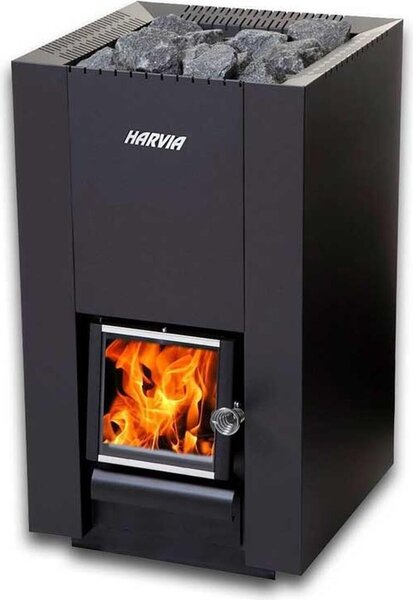 Stufa per sauna a legna Harvia Linear 22 con omologazione BimSchV 2