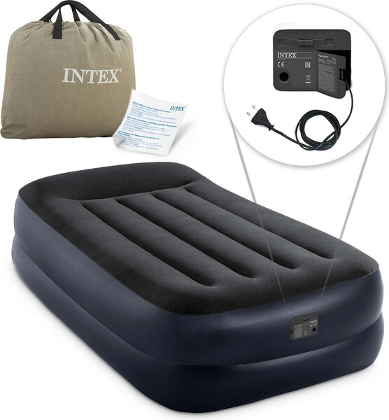 Materasso gonfiabile con pompa integrata 99 x 191 x 42 cm INTEX 64122