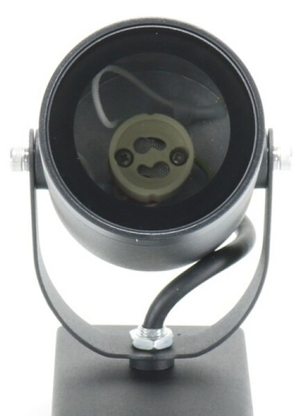Applique da parete Urban Nero IP44 1 x GU10 M LEDME