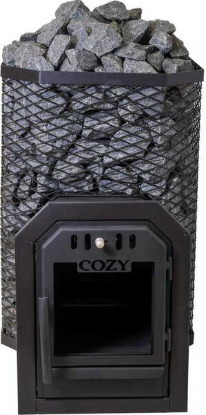 Accogliente stufa per sauna a legna 18 TW con 2° bimschv per cabine sauna da 9 m³ a 18 m³