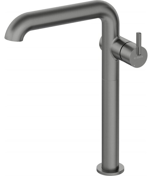 Tall basin mixer with rectangular spout