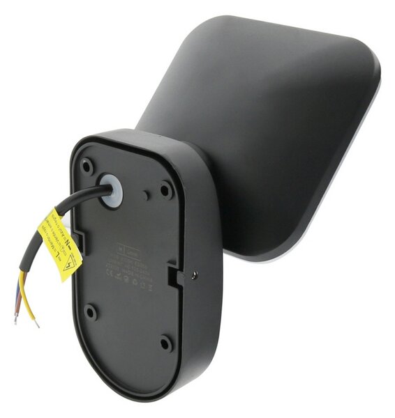 Applique Led da parete Mirror 10W Nero IP54 Bianco caldo 3000K M LEDME