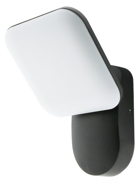 Applique Led da parete Mirror 10W Nero IP54 Bianco caldo 3000K M LEDME