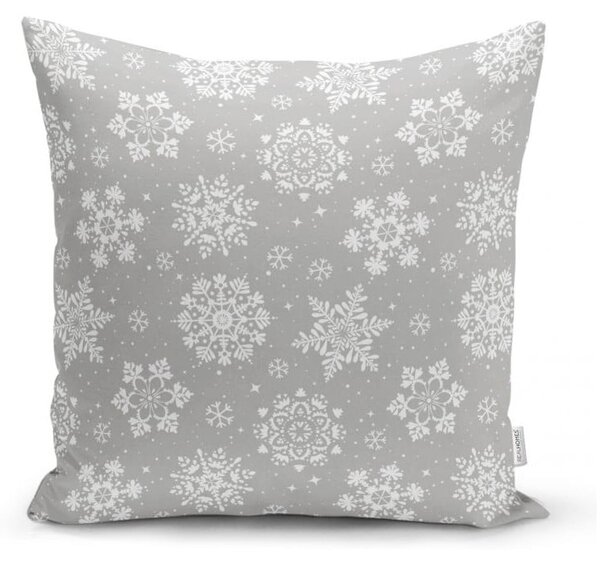 Set di 4 federe natalizie e runner da tavola Fiocchi di neve - Minimalist Cushion Covers
