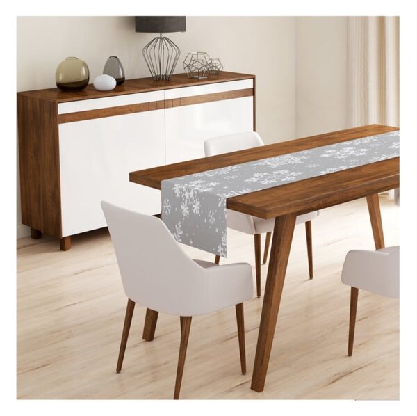 Set di 4 federe natalizie e runner da tavola Fiocchi di neve - Minimalist Cushion Covers