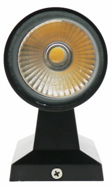 Applique Led da parete Tubo 2x3W Nero IP54 Bianco caldo 3000K M LEDME