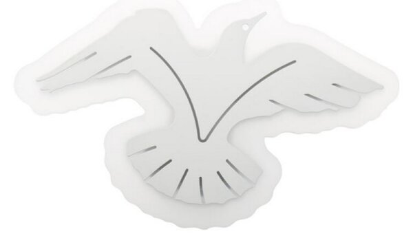 Applique Led da parete Eagle 24W Bianco IP20 Bianco caldo 3000K M LEDME