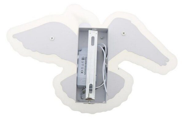Applique Led da parete Eagle 24W Bianco IP20 Bianco caldo 3000K M LEDME