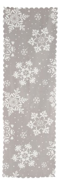 Set di 4 federe natalizie e runner da tavola Fiocchi di neve - Minimalist Cushion Covers