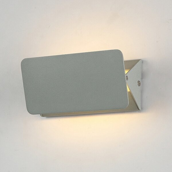 Applique Led da parete Vas 5W Bianco IP54 CCT Temperatura colore regolabile M LEDME