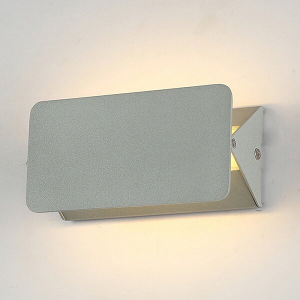 Applique Led da parete Vas 5W Bianco IP54 CCT Temperatura colore regolabile M LEDME