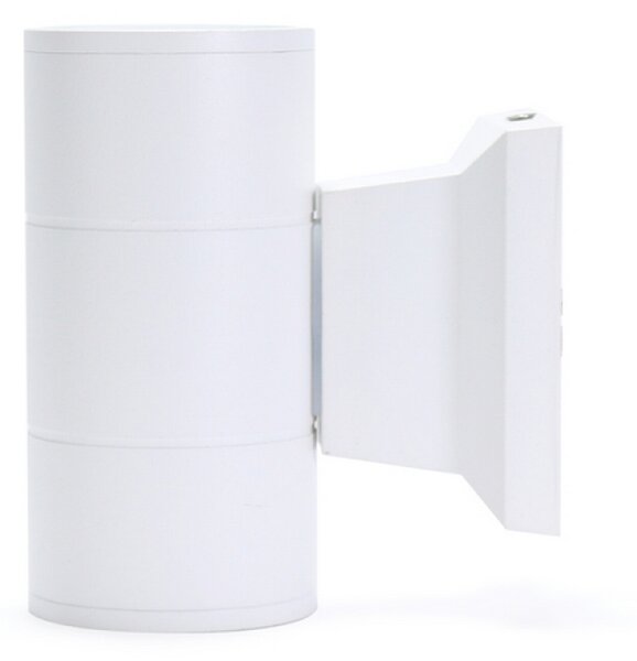 Applique Led da parete Tubo 2x3W Bianco IP54 Bianco caldo 3000K M LEDME