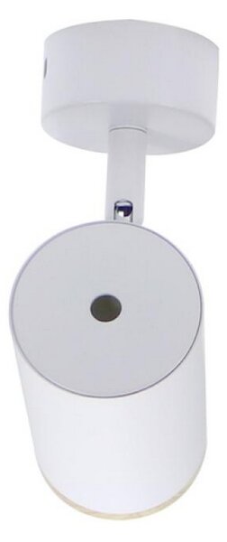 Lampadario da soffitto Country Bianco 1 Faretto GU10 Orientabile M LEDME