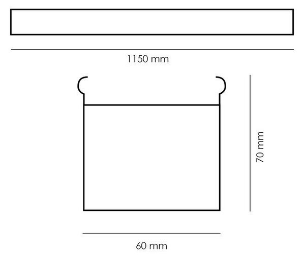Barra lineare Led Barcellona 40W da 115cm CCT Temperatura colore regolabile M LEDME